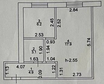 32,4 м², 1-комнатная квартира 3 800 000 ₽ - изображение 28