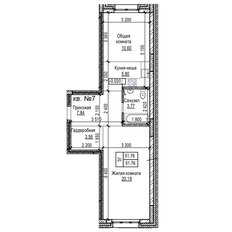 Квартира 51,8 м², 2-комнатная - изображение 5