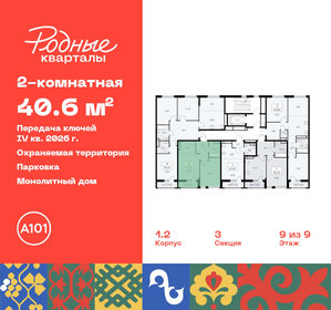 Квартира 40,6 м², 2-комнатная - изображение 2