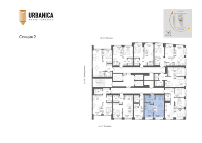 Квартира 45,5 м², 2-комнатная - изображение 2