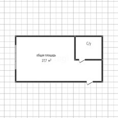 Квартира 27,7 м², студия - изображение 1