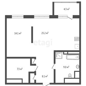 65 м², 3-комнатная квартира 8 000 000 ₽ - изображение 78