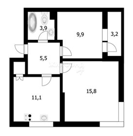 Квартира 49,3 м², 2-комнатная - изображение 1