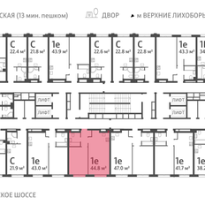 Квартира 44,9 м², 1-комнатная - изображение 2