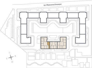 Квартира 69,7 м², 2-комнатная - изображение 2