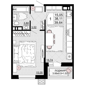 48,2 м², 2-комнатная квартира 4 800 000 ₽ - изображение 62