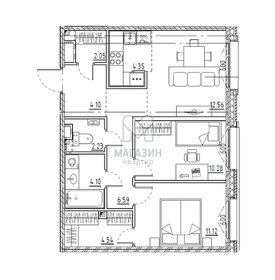 Квартира 61,9 м², 3-комнатная - изображение 1