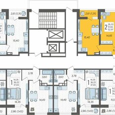 Квартира 53 м², 2-комнатная - изображение 2