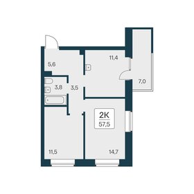 39,6 м², 1-комнатная квартира 7 950 000 ₽ - изображение 60