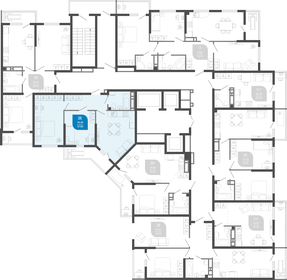59 м², 2-комнатная квартира 8 200 000 ₽ - изображение 27