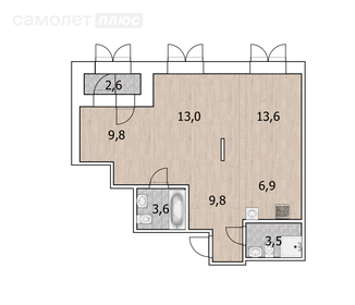 97,5 м², 4-комнатная квартира 15 500 000 ₽ - изображение 71