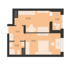 36,6 м², 1-комнатная квартира 4 737 000 ₽ - изображение 10