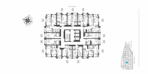 39,4 м², 1-комнатные апартаменты 4 700 000 ₽ - изображение 24