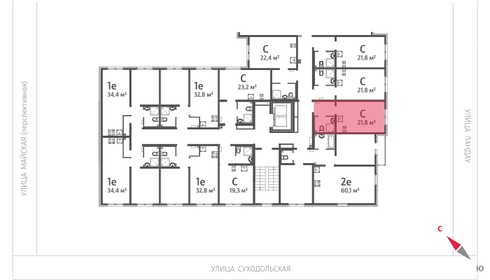 Квартира 21,8 м², студия - изображение 2