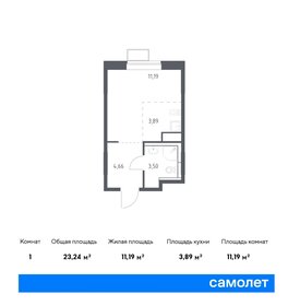 Квартира 23,2 м², студия - изображение 1