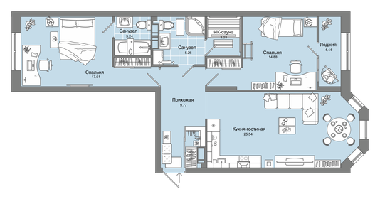 82 м², 4-комнатная квартира 2 750 000 ₽ - изображение 89