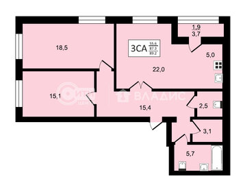 140 м², 3-комнатная квартира 23 000 000 ₽ - изображение 150