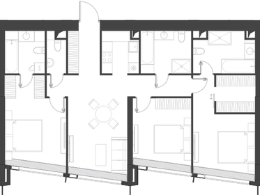 Квартира 108,4 м², 3-комнатная - изображение 2