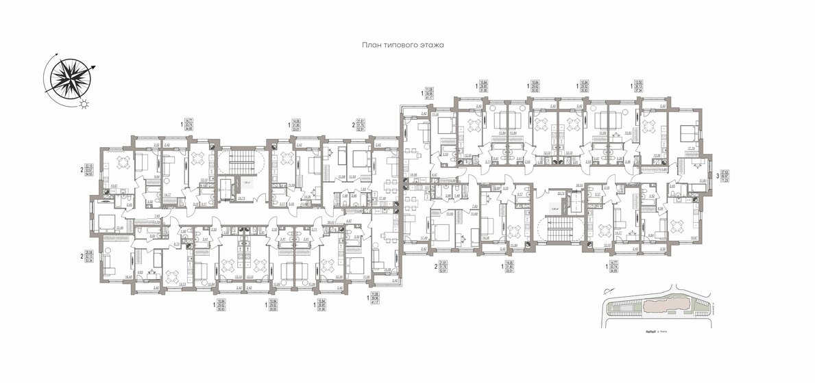 35,7 м², 1-комнатная квартира 6 963 450 ₽ - изображение 20