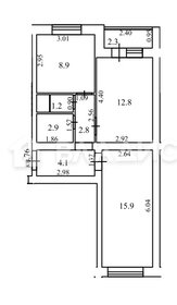 Квартира 49,8 м², 2-комнатная - изображение 1