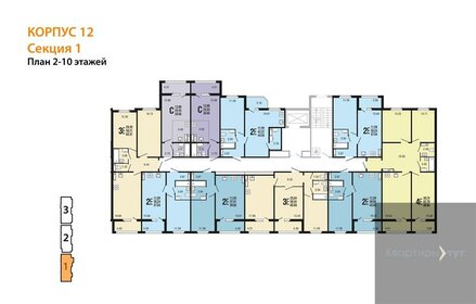 39,6 м², 1-комнатная квартира 3 722 400 ₽ - изображение 2