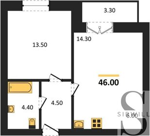 45,6 м², 1-комнатная квартира 6 030 000 ₽ - изображение 37