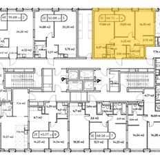 Квартира 68,8 м², 2-комнатная - изображение 3