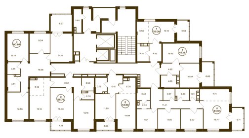 45,7 м², 2-комнатная квартира 2 399 000 ₽ - изображение 124