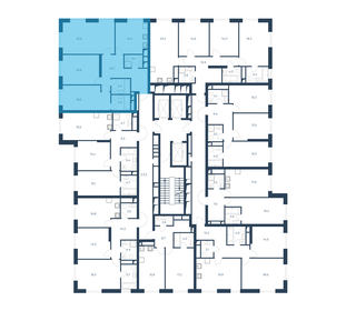 102,7 м², 3-комнатная квартира 45 750 000 ₽ - изображение 77