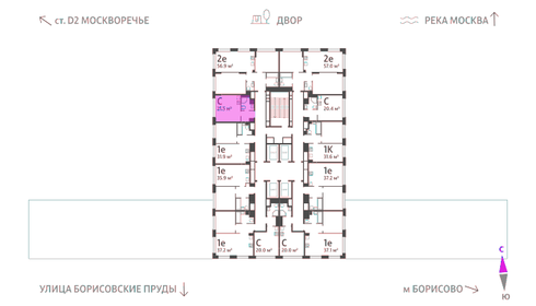 21,5 м², квартира-студия 10 915 141 ₽ - изображение 32