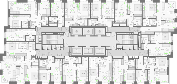 29,6 м², квартира-студия 13 100 000 ₽ - изображение 127