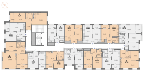 71 м², 2-комнатная квартира 10 781 888 ₽ - изображение 19