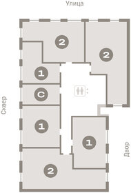 67,7 м², 2-комнатная квартира 8 620 000 ₽ - изображение 17