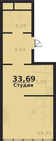 39,2 м², 1-комнатная квартира 4 698 000 ₽ - изображение 44