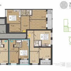 Квартира 38,7 м², 1-комнатная - изображение 2