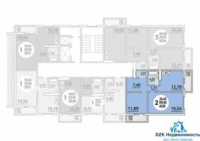 Квартира 62 м², 2-комнатная - изображение 4