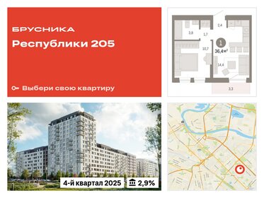 32,3 м², 1-комнатная квартира 5 600 000 ₽ - изображение 34