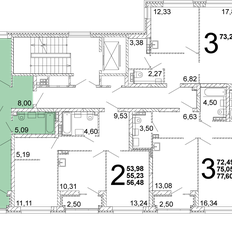 Квартира 53,2 м², 2-комнатная - изображение 2