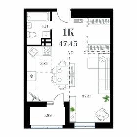 60,5 м², 2-комнатная квартира 7 810 186 ₽ - изображение 28