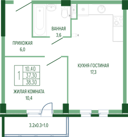 44,3 м², 1-комнатная квартира 8 800 000 ₽ - изображение 29