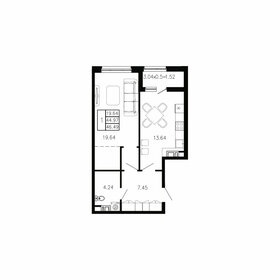 46,5 м², 1-комнатная квартира 5 346 350 ₽ - изображение 13