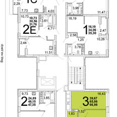 Квартира 67 м², 3-комнатная - изображение 2