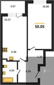 52,7 м², 1-комнатная квартира 6 952 440 ₽ - изображение 27