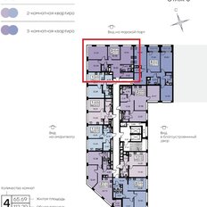 Квартира 78 м², 3-комнатная - изображение 4