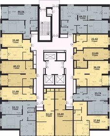34 м², 1-комнатная квартира 3 650 000 ₽ - изображение 100