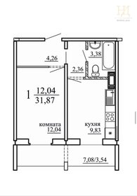 30,9 м², 1-комнатная квартира 2 770 000 ₽ - изображение 46