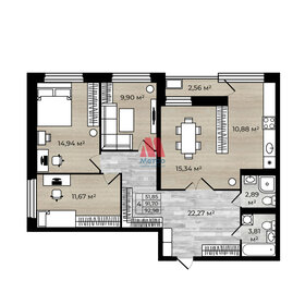 92,9 м², 3-комнатная квартира 12 750 000 ₽ - изображение 45
