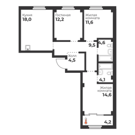 143 м², 5-комнатная квартира 13 200 000 ₽ - изображение 70