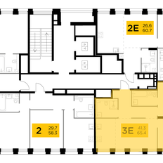 Квартира 65,4 м², 3-комнатная - изображение 2