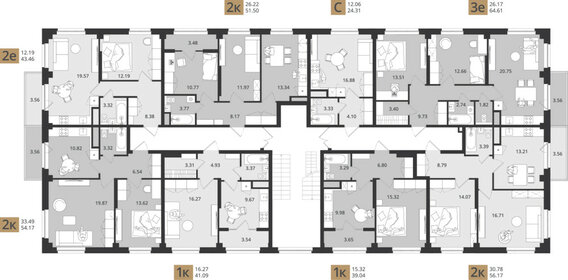 54,7 м², 2-комнатная квартира 4 190 000 ₽ - изображение 18